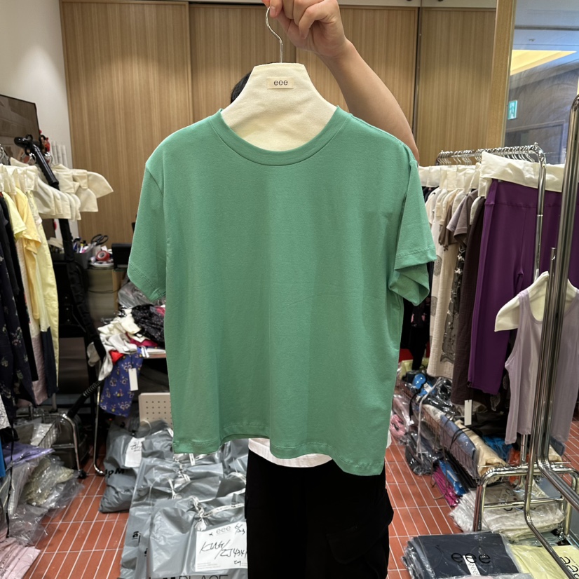 EEE韓國東大門直郵女士新品時尚人氣26夏季推薦休閑熱賣T恤EEET恤圖色6