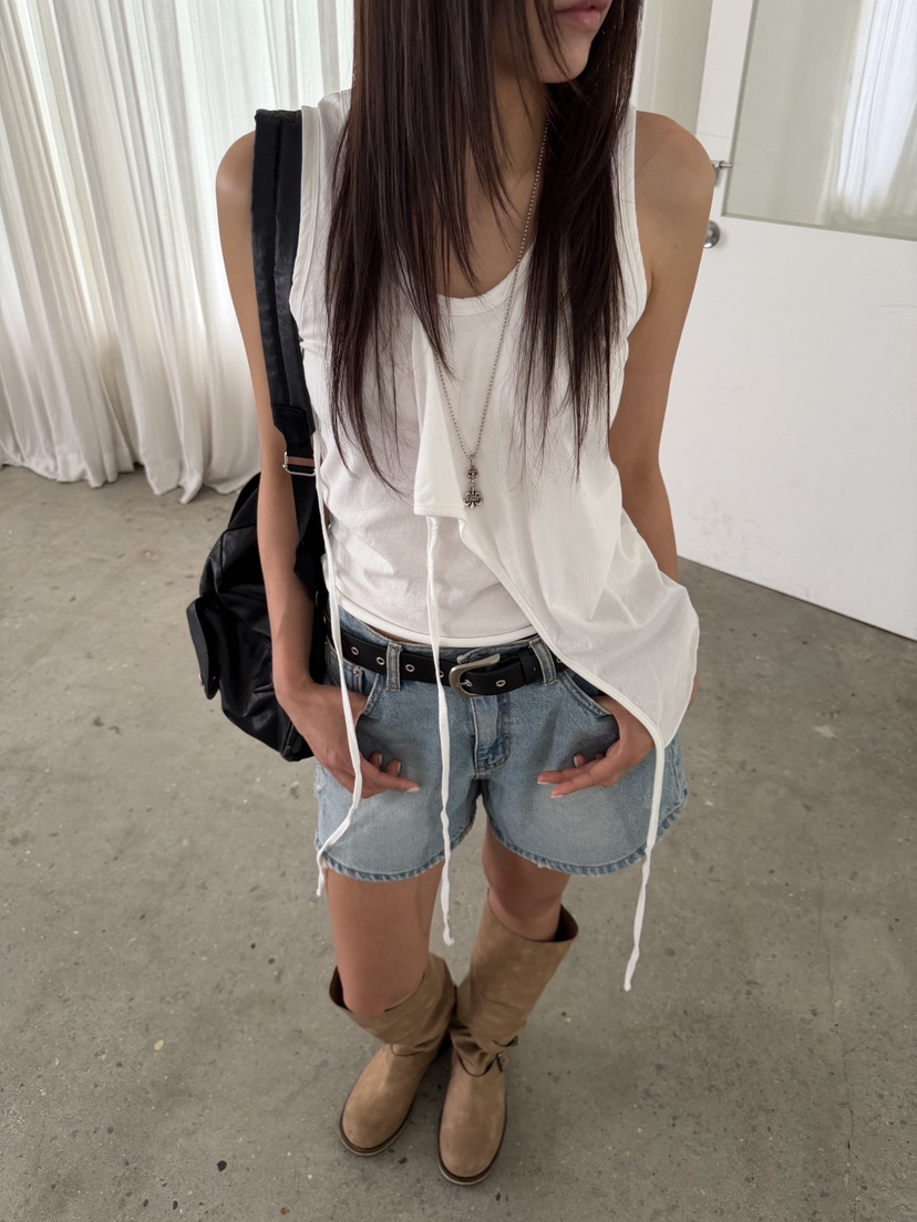 ACME韓國直郵女士新款推薦26夏季休閑人氣時尚熱賣吊帶背心ACME吊帶/背心