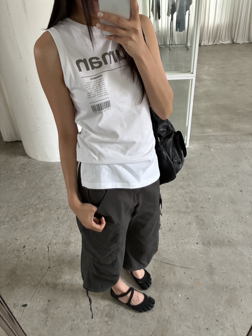 ACME韓國直郵實拍女士新款人氣休閑推薦熱賣26夏季吊帶背心ACME吊帶/背心