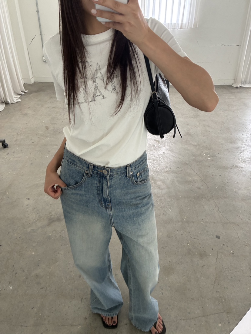 ACME韓國直郵實拍女裝新品人氣休閑時尚推薦26夏季熱賣T恤ACMET恤
