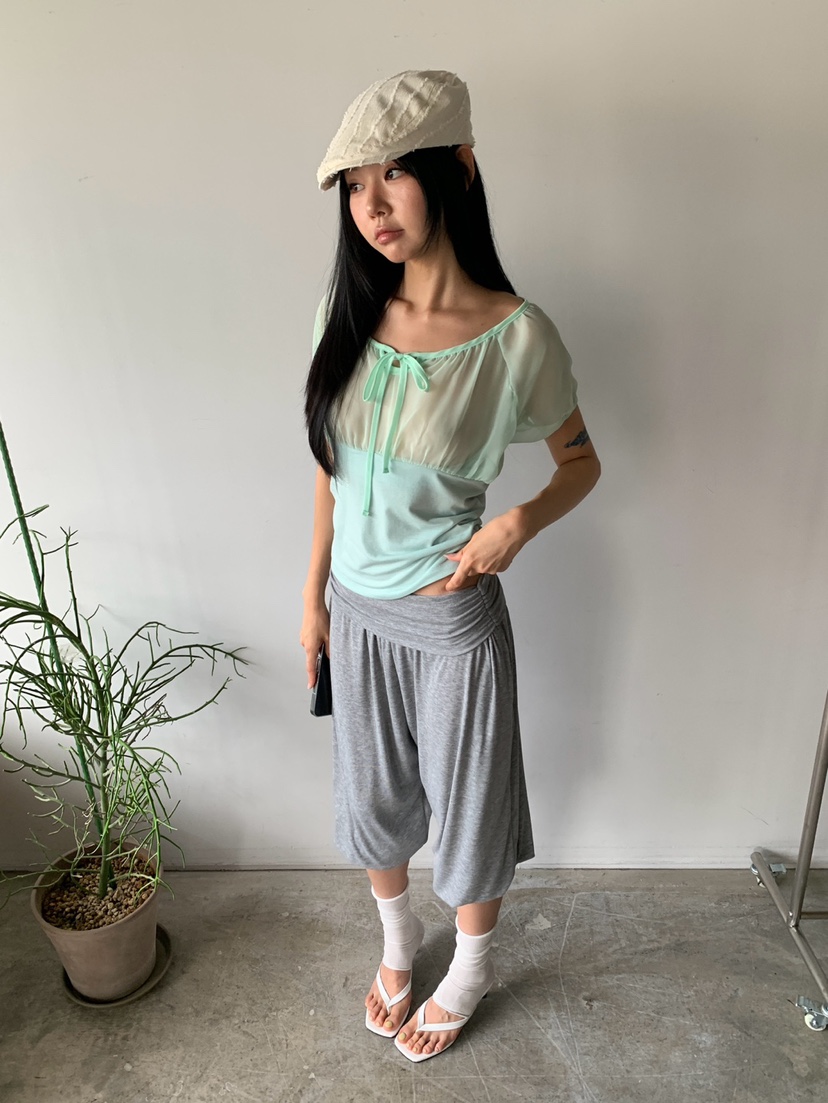 MORE THAN-P東大門實拍韓國女士新品26夏季休閑熱賣休閑褲MORE THAN休閑褲