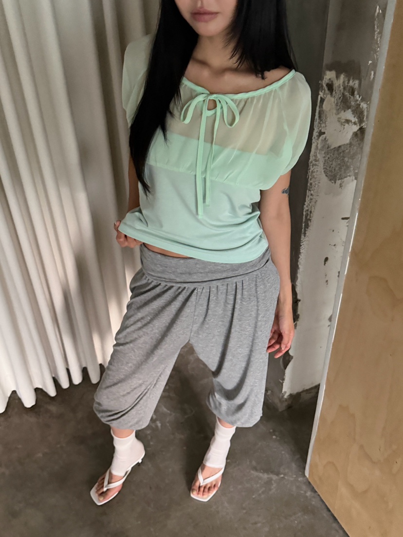 MORE THAN-P東大門實拍韓國女士新品26夏季休閑熱賣休閑褲MORE THAN休閑褲