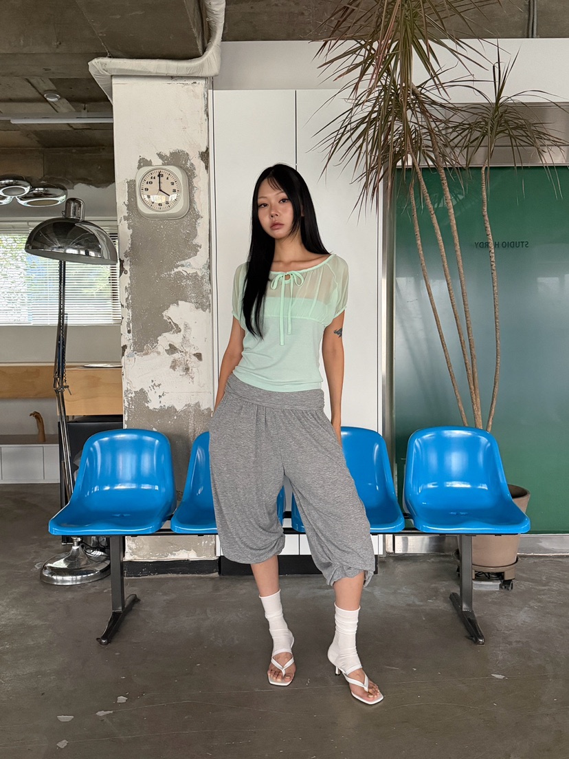 MORE THAN-P東大門實拍韓國女士新品26夏季休閑熱賣休閑褲MORE THAN休閑褲