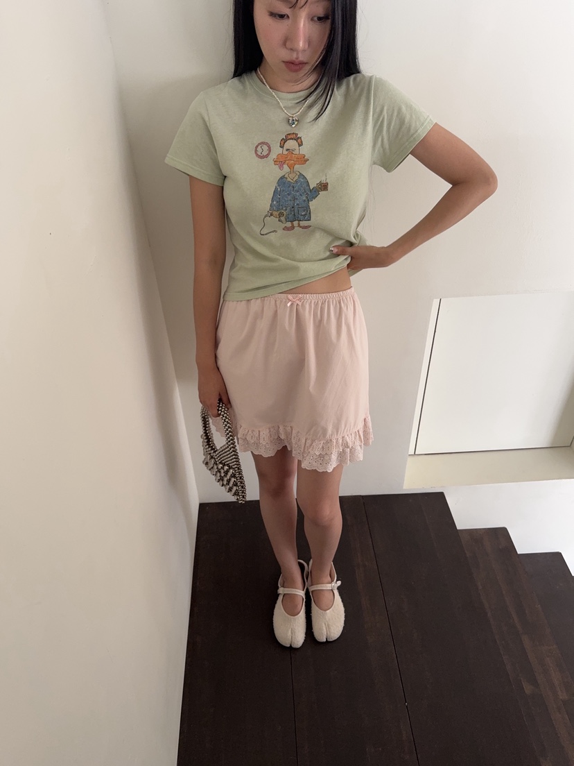 SUNDER MARKET韓國直郵女士新品26夏季時尚推薦熱賣短裙棉SUNDER MARKET短裙