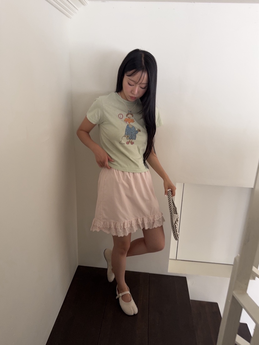 SUNDER MARKET韓國直郵女士新品26夏季時尚推薦熱賣短裙棉SUNDER MARKET短裙