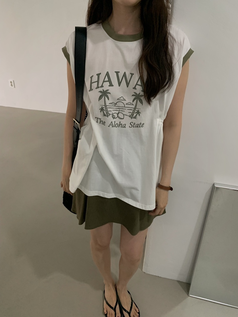 CAMEL-P韓國代購女裝新品26夏季T恤Came_l 家T恤