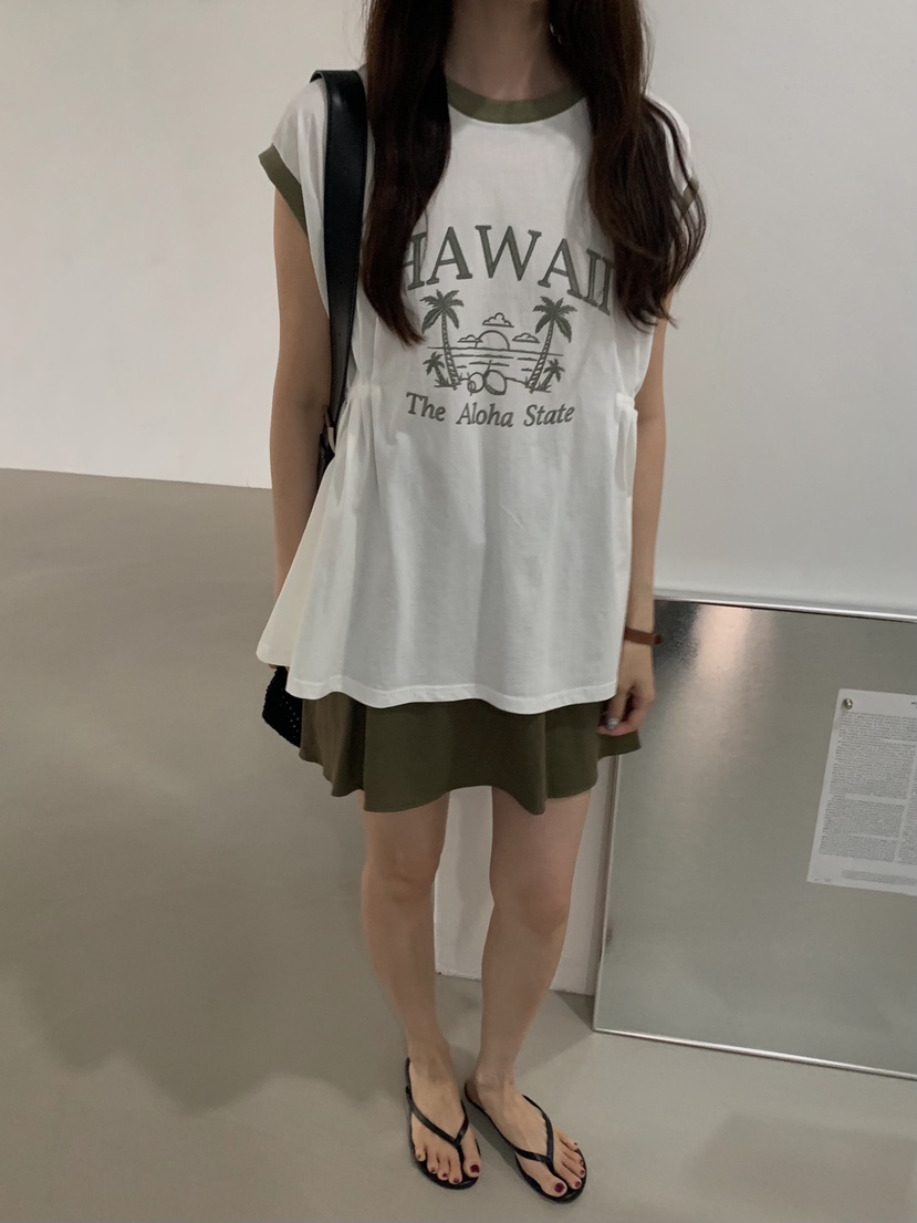 CAMEL-P韓國代購女裝新品26夏季T恤Came_l 家T恤