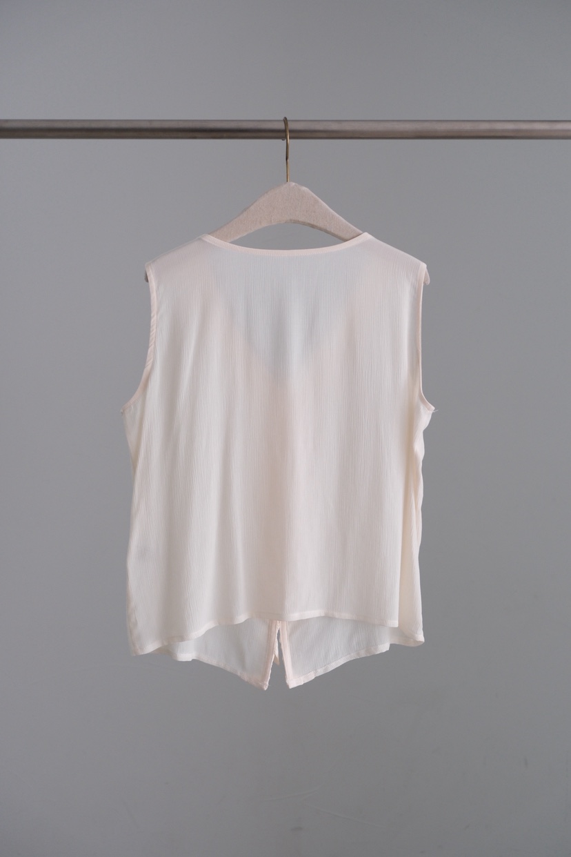 SORBET/FLAT WHITE韓國直郵女裝新品時尚吊帶背心荷葉邊SORBET/FLAT WHITE吊帶/背心