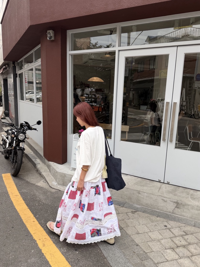 SUNDER MARKET韓國直郵女裝新款時尚推薦熱賣人氣休閑長裙SUNDER MARKET長裙