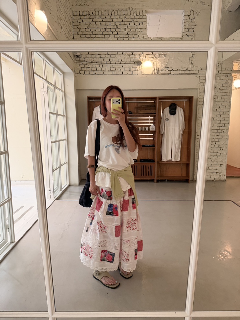 SUNDER MARKET韓國直郵女裝新款時尚推薦熱賣人氣休閑長裙SUNDER MARKET長裙