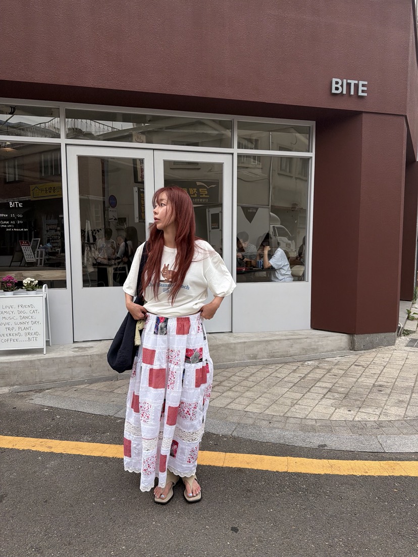 SUNDER MARKET韓國直郵女裝新款時尚推薦熱賣人氣休閑長裙SUNDER MARKET長裙