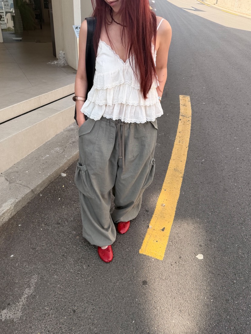 SUNDER MARKET韓國東大門直郵女士新款26夏季時尚吊帶背心SUNDER MARKET吊帶/背心