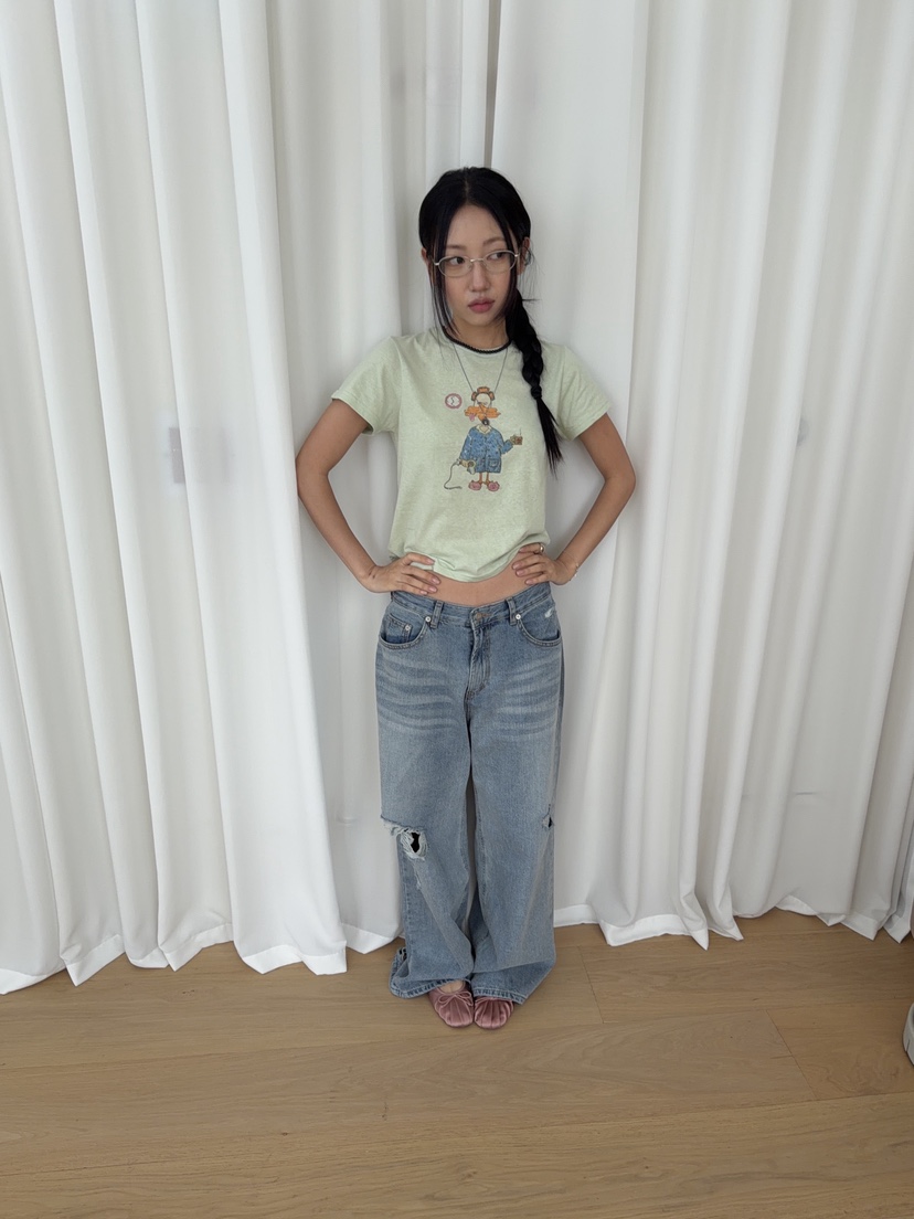 SUNDER MARKET韓國直郵女士新款時尚休閑推薦26夏季熱賣T恤SUNDER MARKETT恤