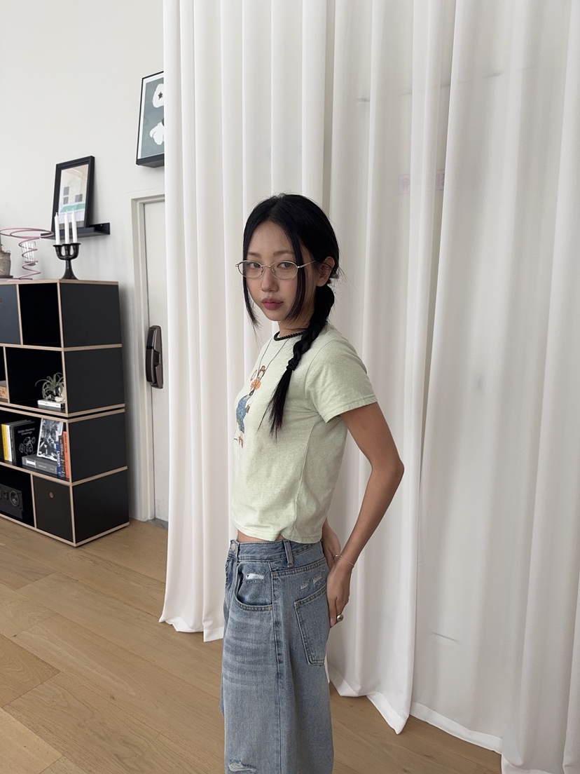 SUNDER MARKET韓國直郵女士新款時尚休閑推薦26夏季熱賣T恤SUNDER MARKETT恤