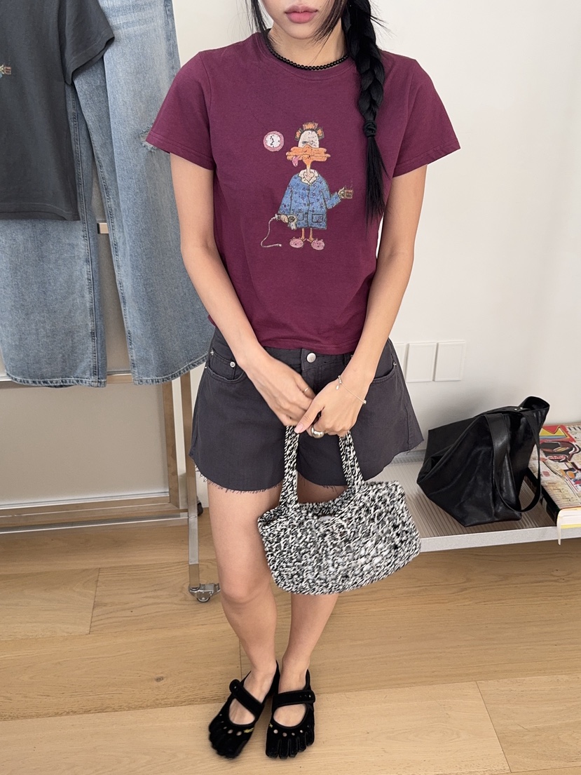 SUNDER MARKET韓國直郵女士新款時尚休閑推薦26夏季熱賣T恤SUNDER MARKETT恤