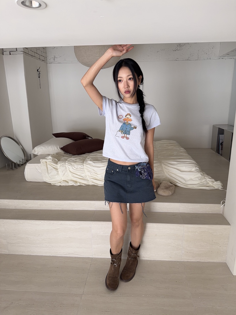 SUNDER MARKET韓國直郵女士新款時尚休閑推薦26夏季熱賣T恤SUNDER MARKETT恤