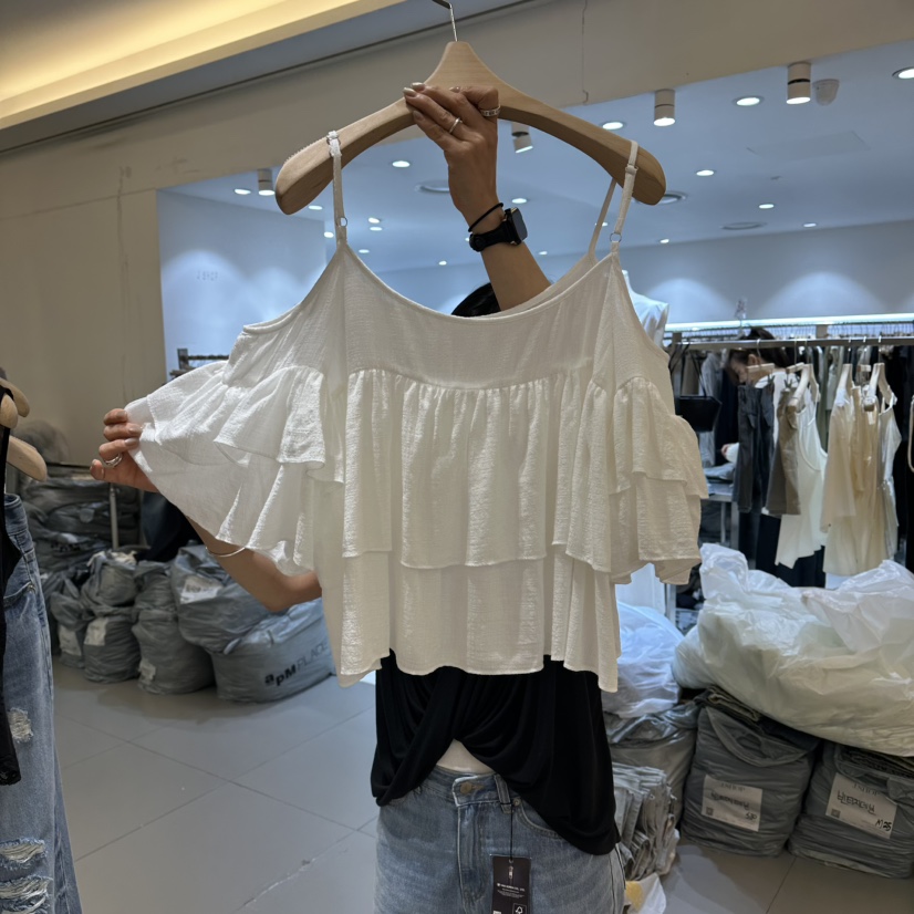 RENDER東大門實拍韓國女裝新品26夏季時尚熱賣休閑吊帶背心RENDER吊帶/背心