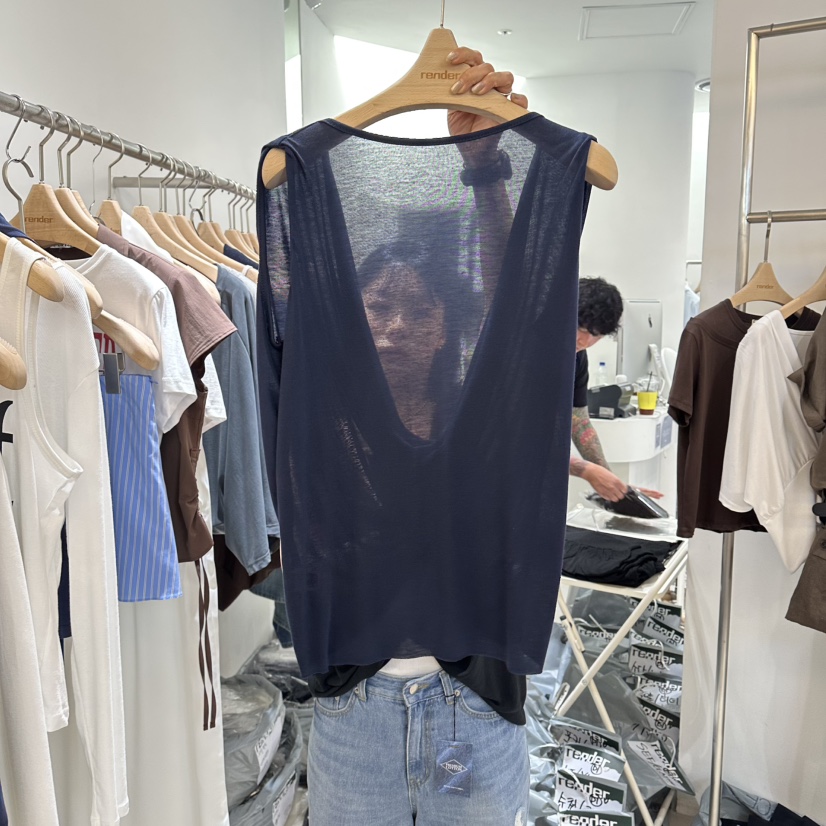 RENDER韓國直郵女裝新品推薦休閑時尚人氣吊帶背心不含內搭RENDER吊帶/背心