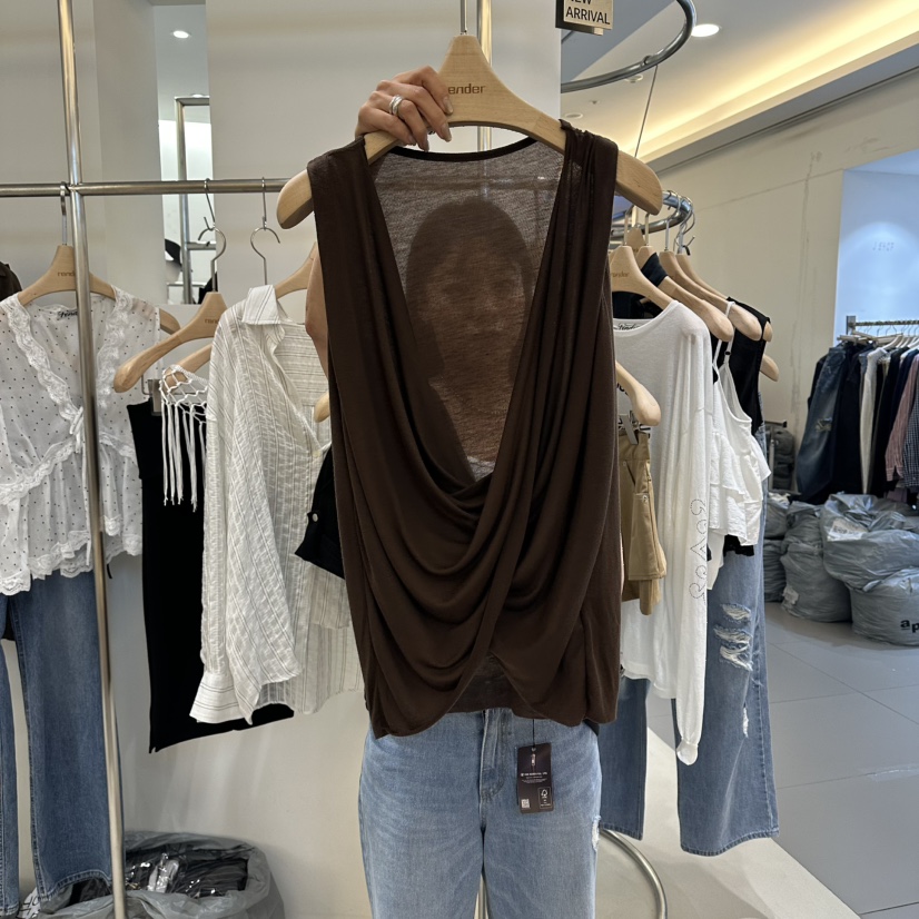 RENDER韓國直郵女裝新品推薦休閑時尚人氣吊帶背心不含內搭RENDER吊帶/背心圖色2