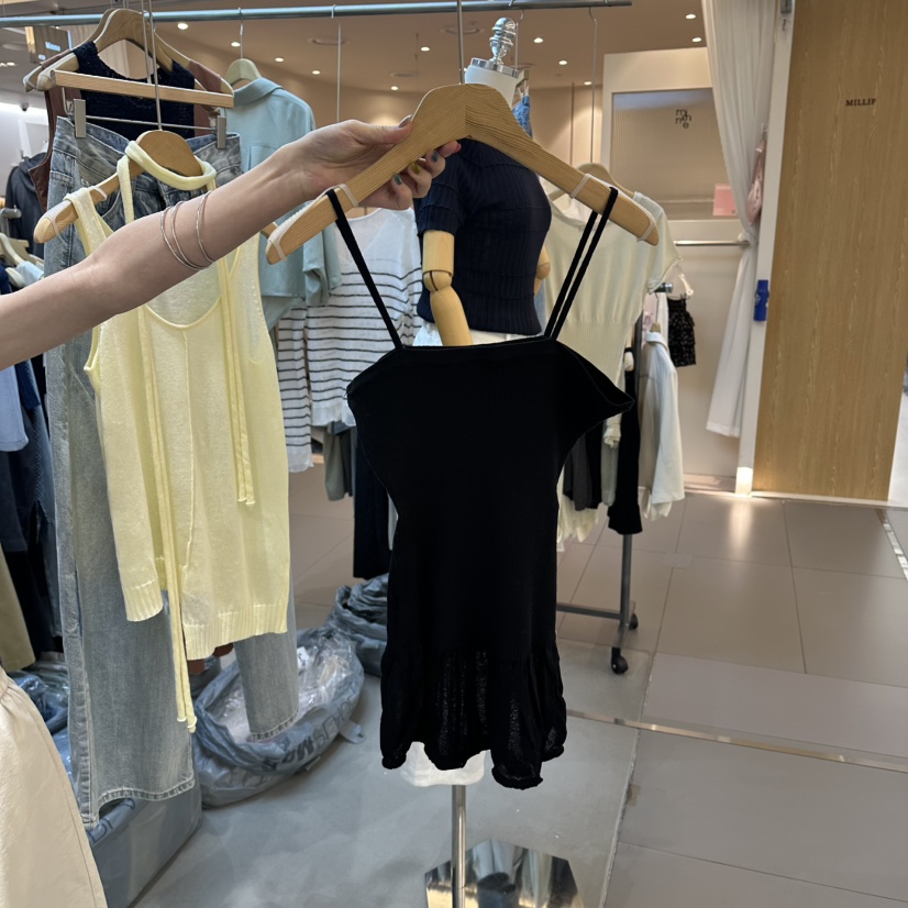ALEGRE韓國直郵女士新款熱賣26夏季時尚休閑吊帶背心無袖ALEGRE吊帶/背心