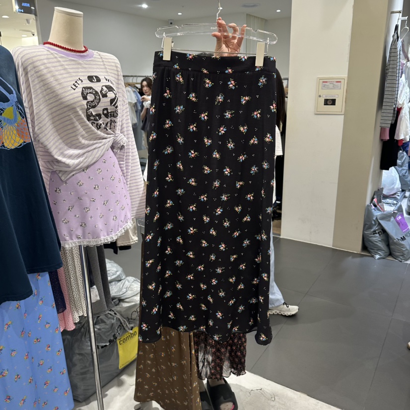 COMBO韓國直郵實拍女士新品26夏季人氣推薦時尚熱賣休閑長裙COM_BO長裙圖色2