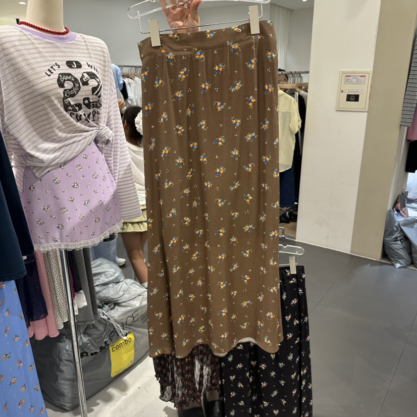 COMBO韓國直郵實拍女士新品26夏季人氣推薦時尚熱賣休閑長裙COM_BO長裙圖色3