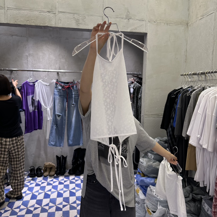 AMOUR東大門實拍韓國女裝新品26夏季休閑推薦時尚吊帶背心AMOUR吊帶/背心圖色1