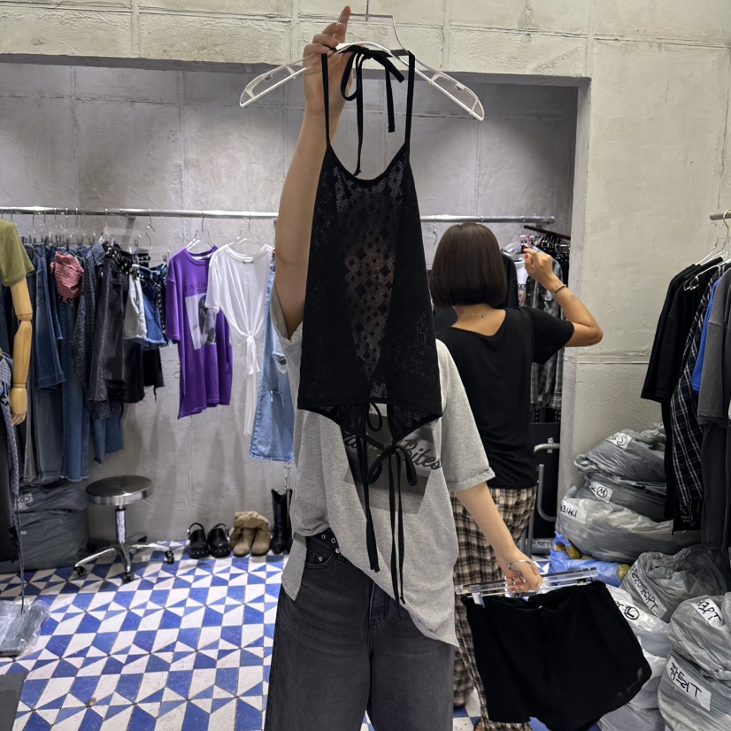 AMOUR東大門實拍韓國女裝新品26夏季休閑推薦時尚吊帶背心AMOUR吊帶/背心圖色2