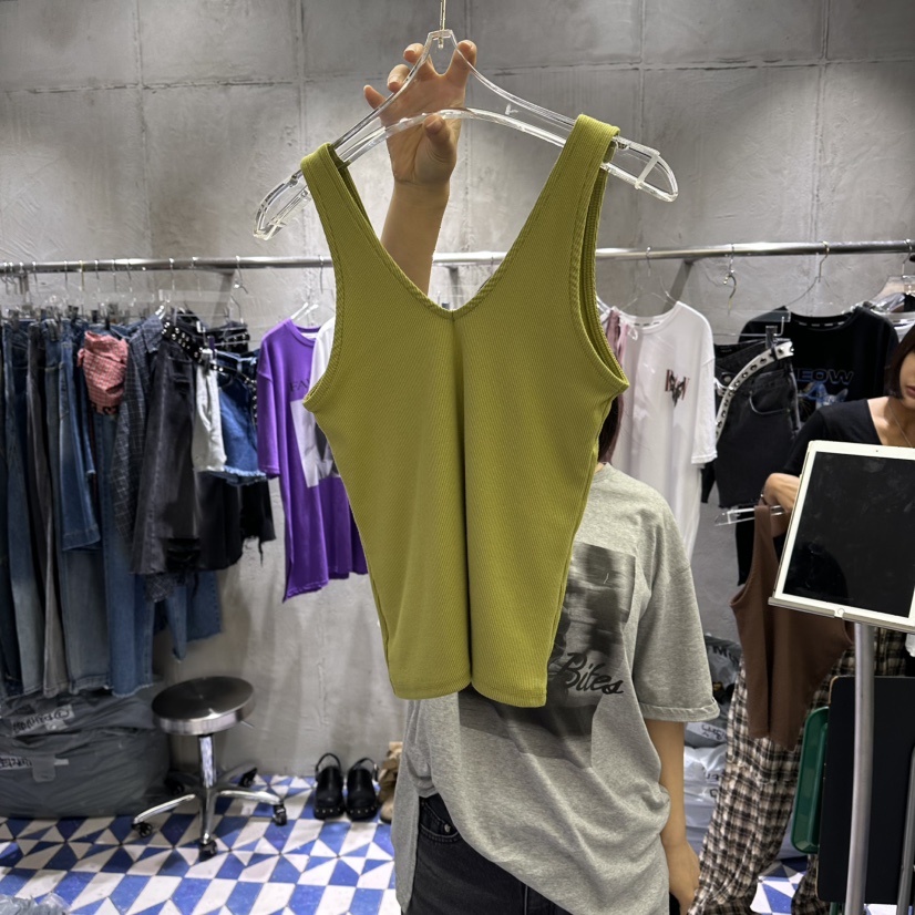 AMOUR韓國東大門代購女士新品休閑熱賣時尚人氣推薦吊帶背心AMOUR吊帶/背心