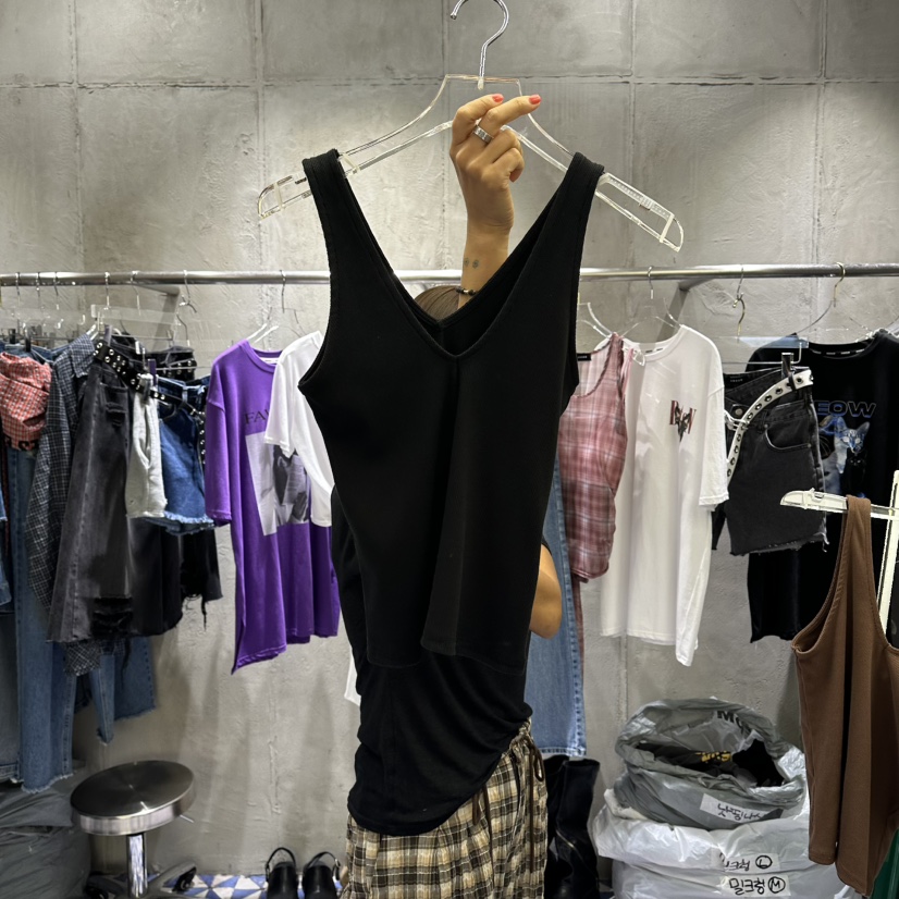 AMOUR韓國東大門代購女士新品休閑熱賣時尚人氣推薦吊帶背心AMOUR吊帶/背心圖色3