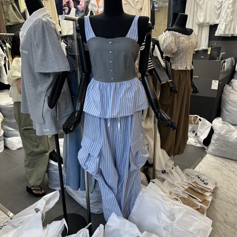 A-DEL韓國直郵實拍女士新品時尚熱賣休閑26夏季休閑褲系帶A-DEL休閑褲