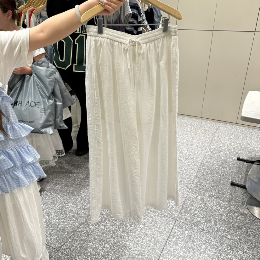 SOF韓國代購女士新款人氣26夏季時尚休閑熱賣休閑褲蕾絲鏤空SOF休閑褲圖色1