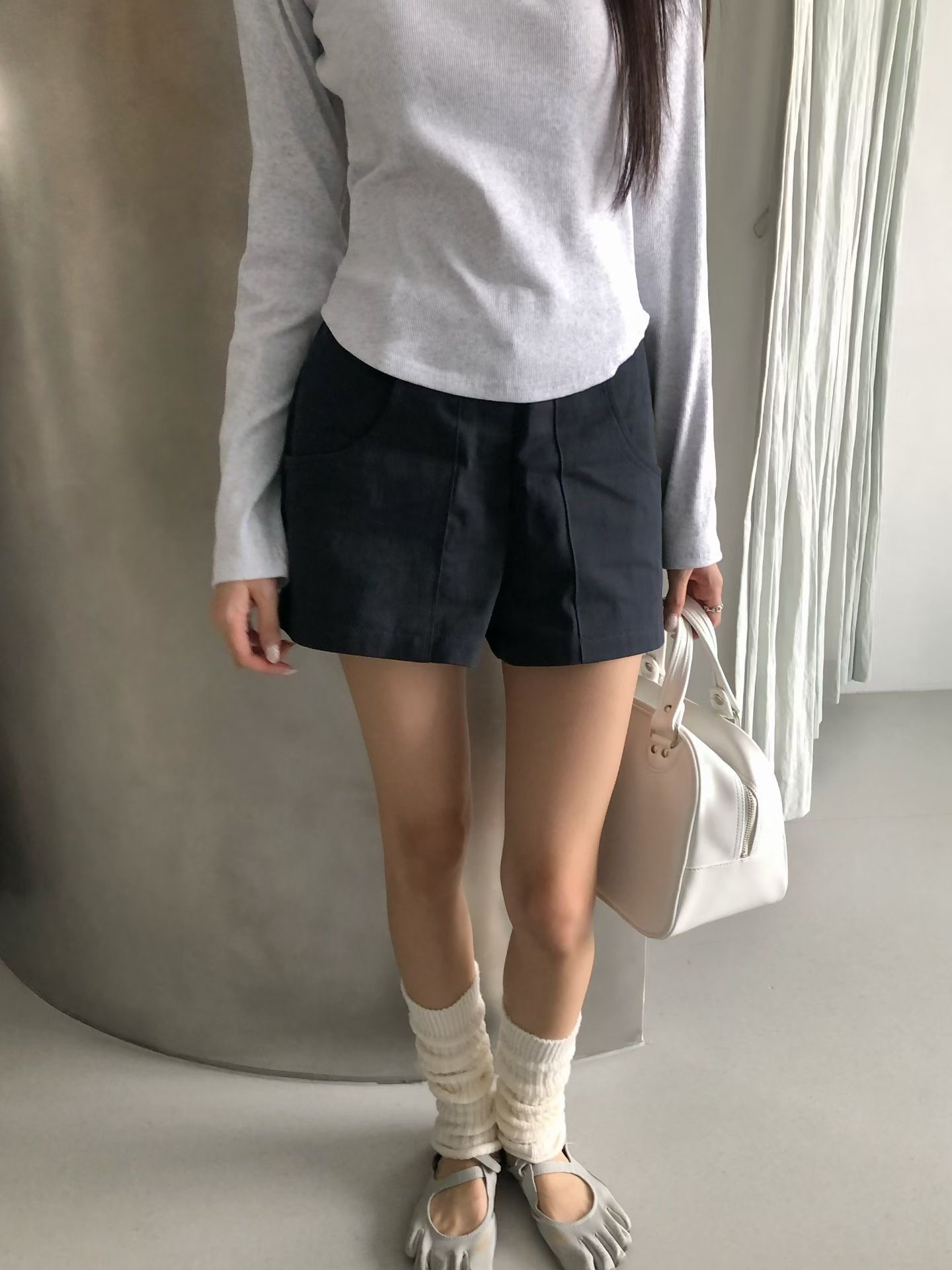 FAVOURED東大門實拍韓國女裝新款休閑人氣26夏季時尚短褲FAVOURED短褲