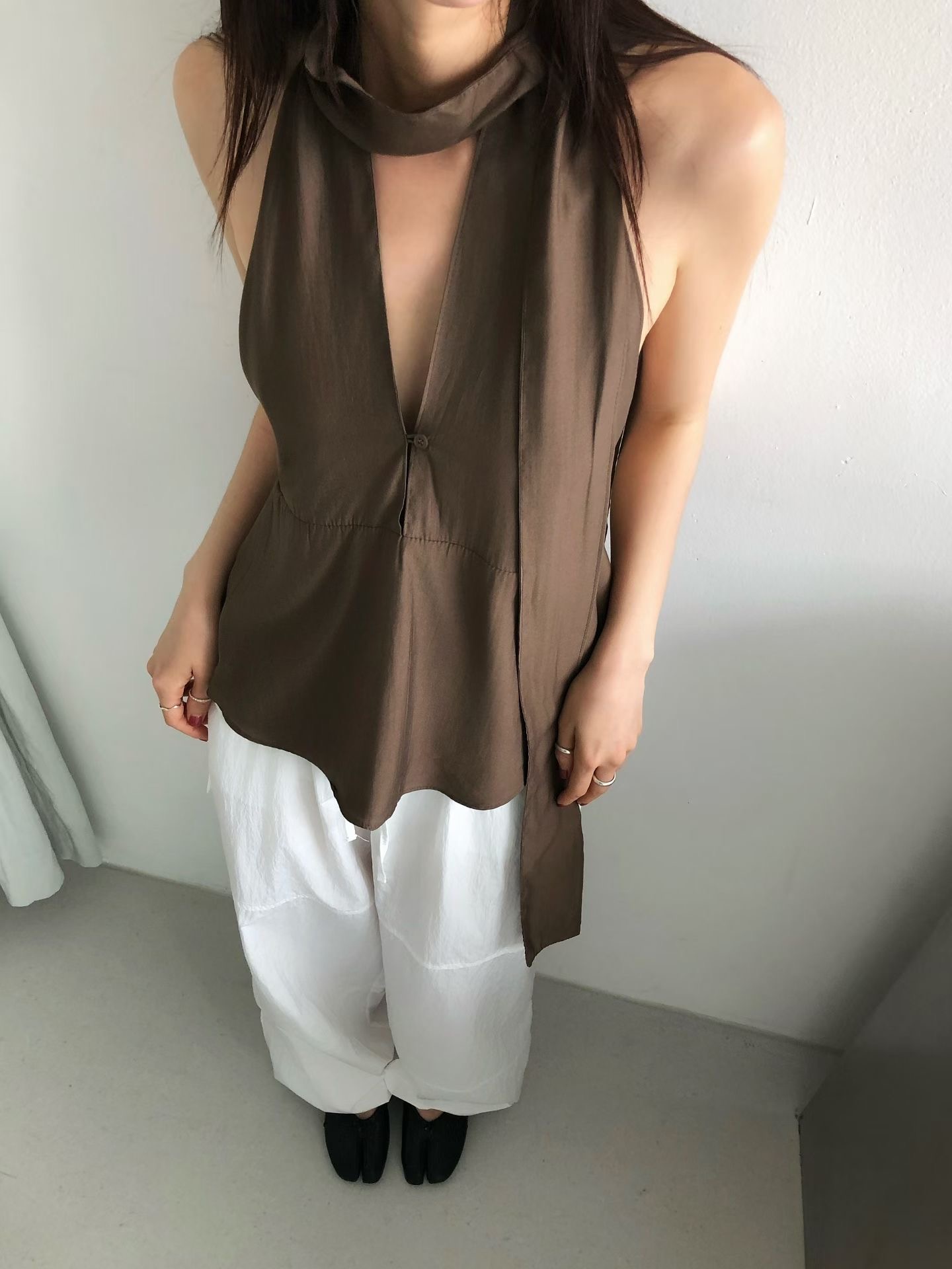 FAVOURED韓國代購女士新款推薦人氣26夏季熱賣休閑吊帶背心FAVOURED吊帶/背心圖色1