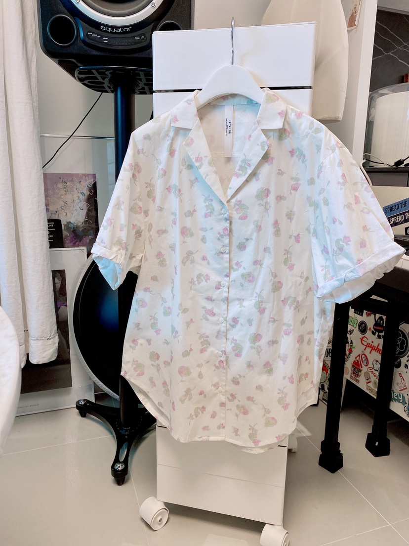 LETAILOR韓國直郵女裝新款推薦26夏季時尚休閑襯衫蕾絲衫LETAILOR襯衫/蕾絲衫