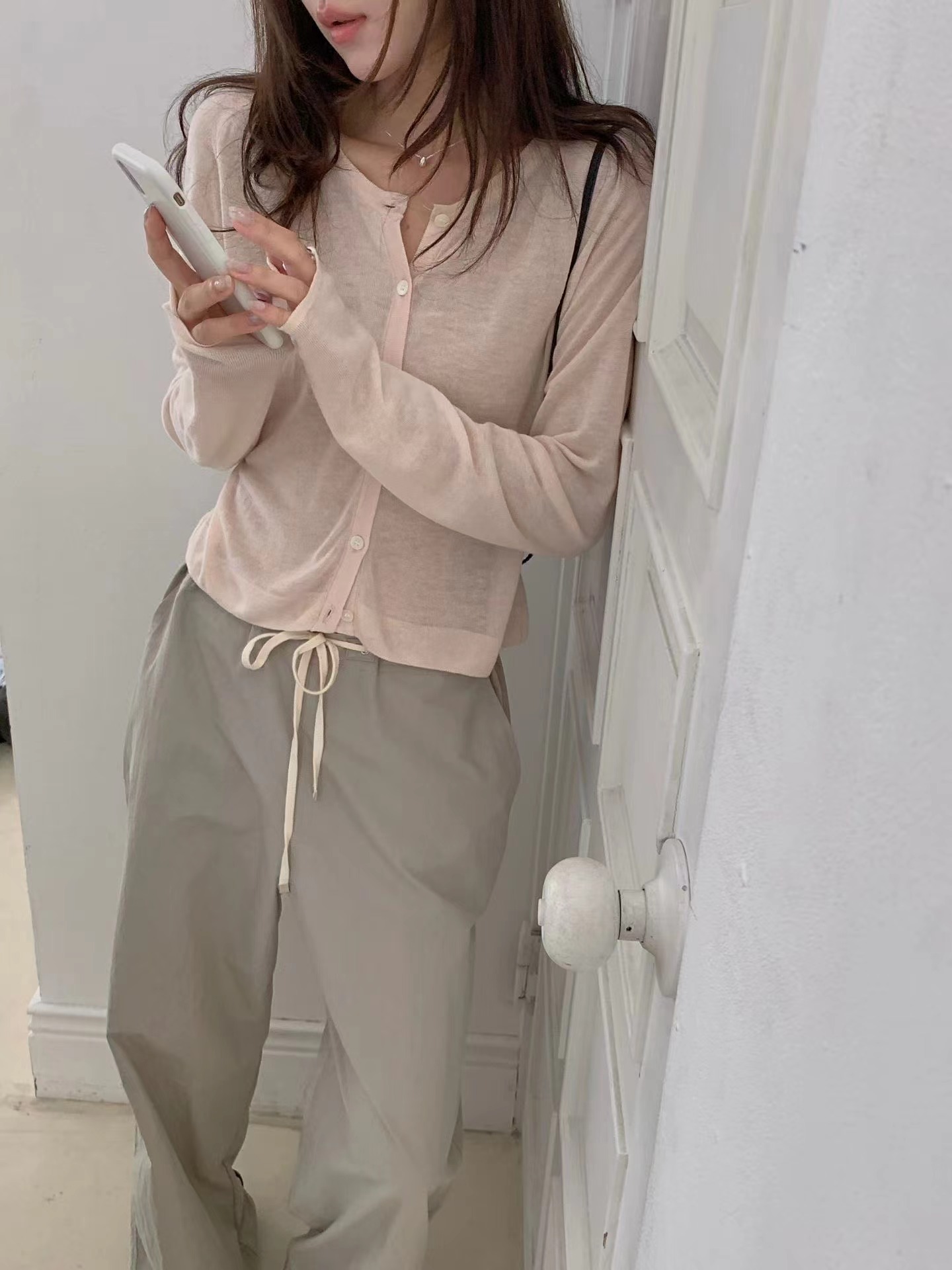 MIELLE-미엘르-OT韓國東大門代購女裝新品熱賣長袖T恤開衫MIELLE-2件起長袖T恤圖色3