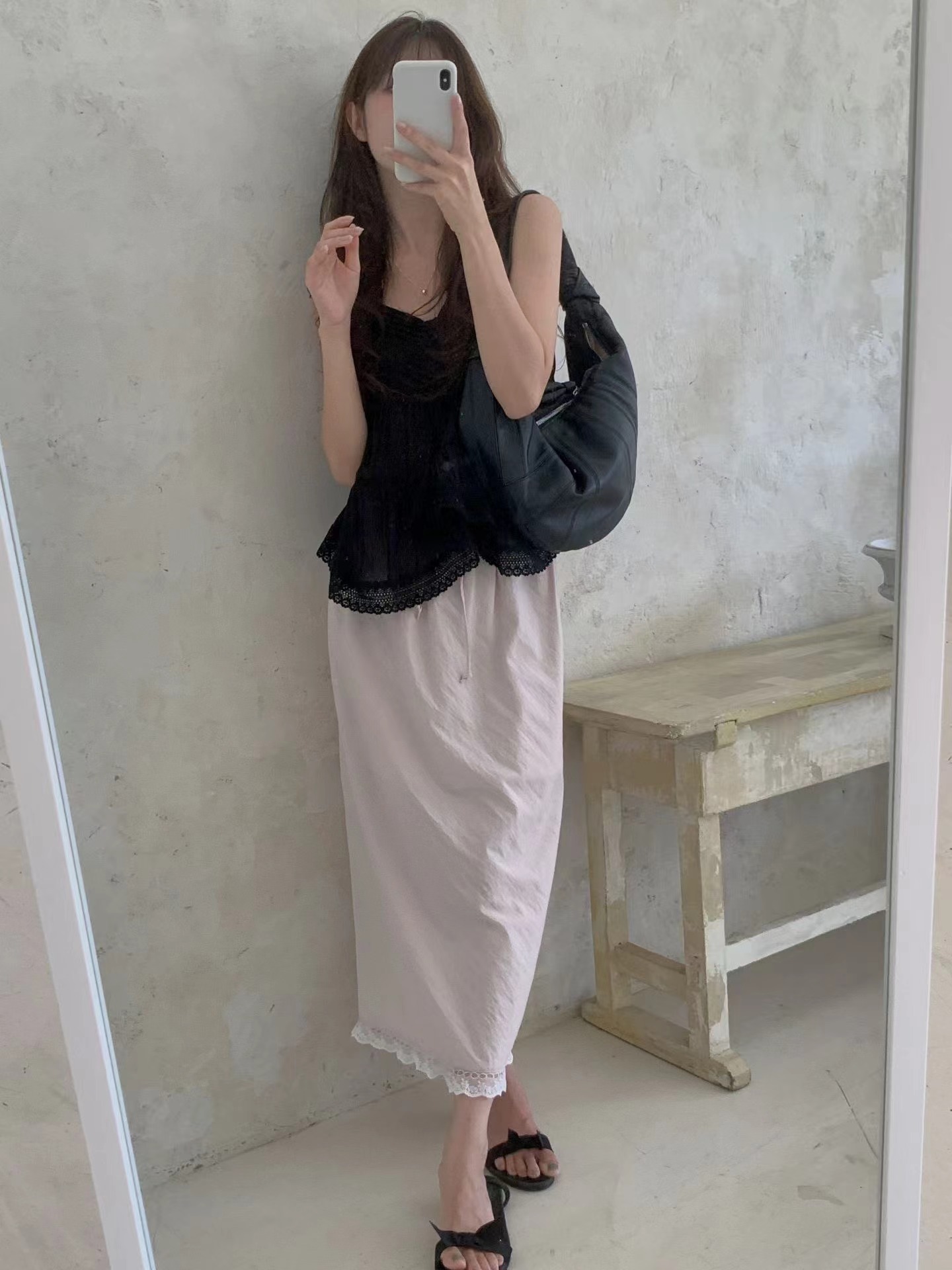 MIELLE-미엘르-OT韓國直郵女裝新品26夏季熱賣休閑長裙MIELLE-2件起長裙