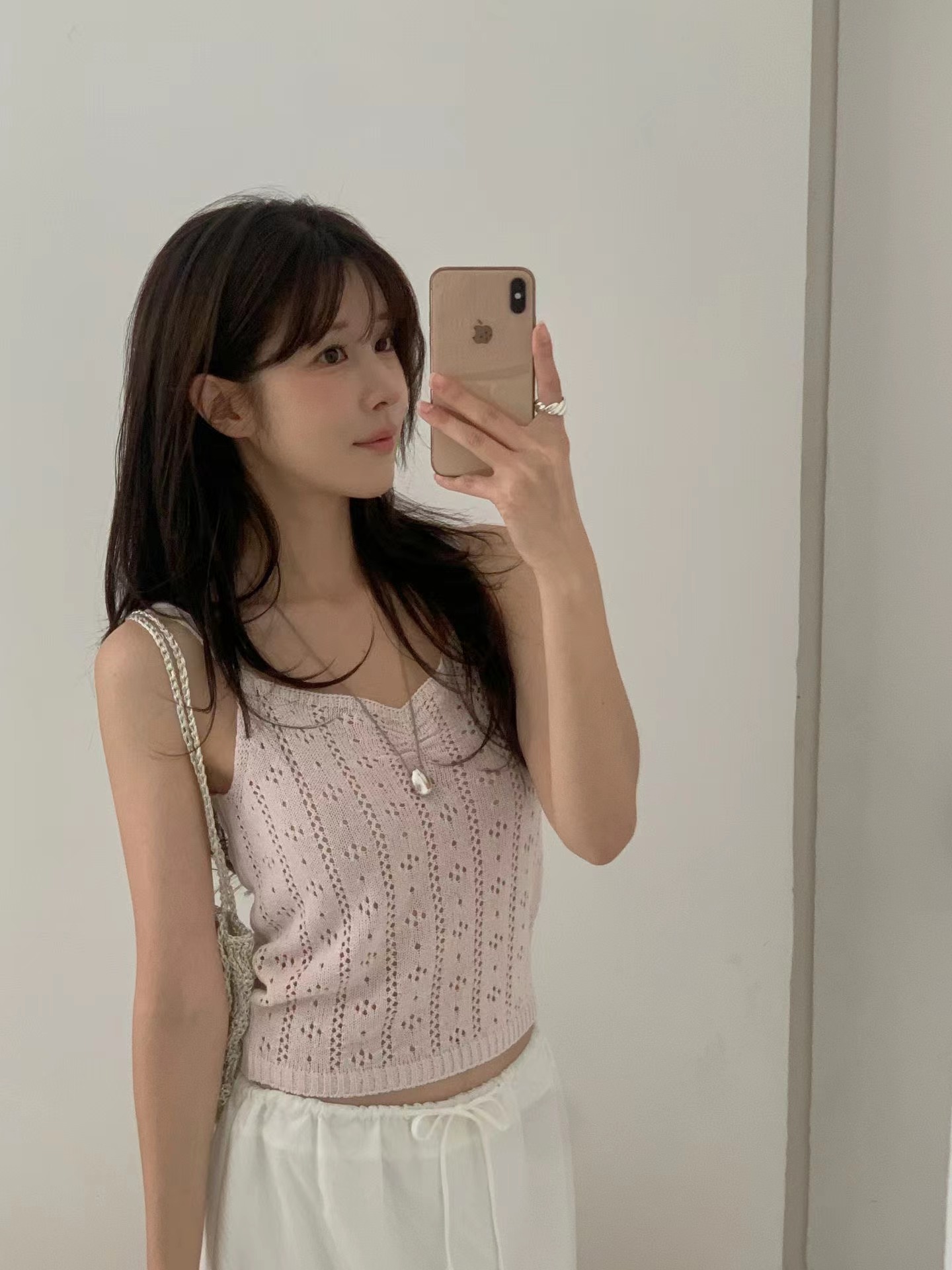 MIELLE-미엘르-OT韓國直郵女裝新款推薦吊帶背心套裝無袖MIELLE-2件起吊帶/背心圖色1