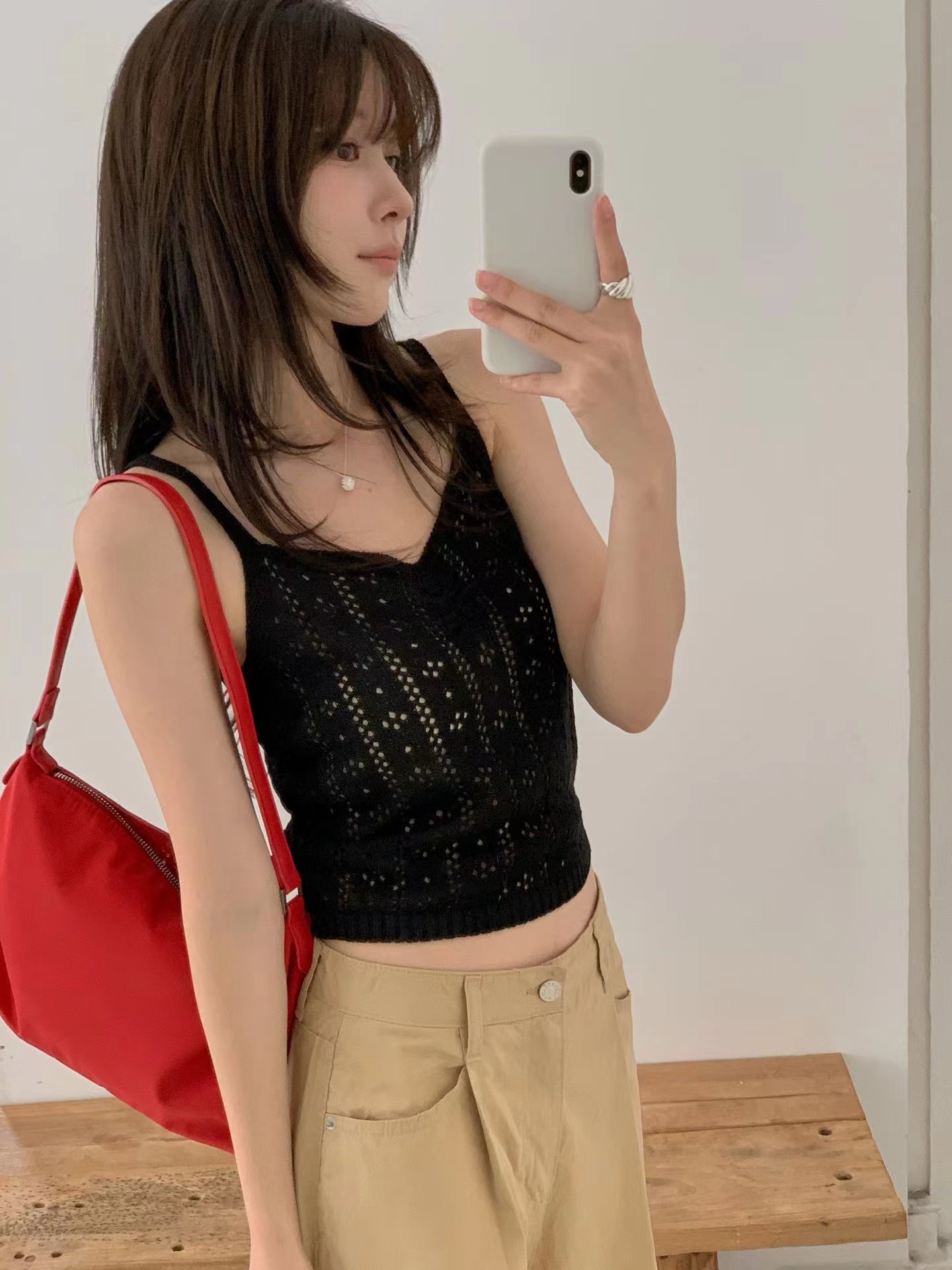 MIELLE-미엘르-OT韓國直郵女裝新款推薦吊帶背心套裝無袖MIELLE-2件起吊帶/背心圖色2