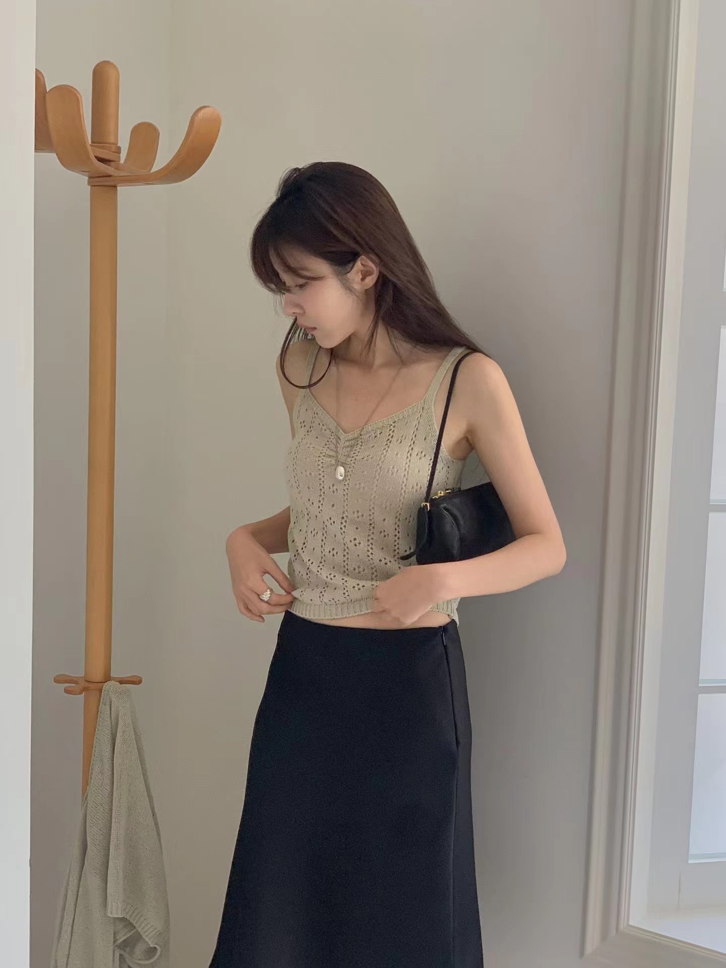MIELLE-미엘르-OT韓國直郵女裝新款推薦吊帶背心套裝無袖MIELLE-2件起吊帶/背心圖色4