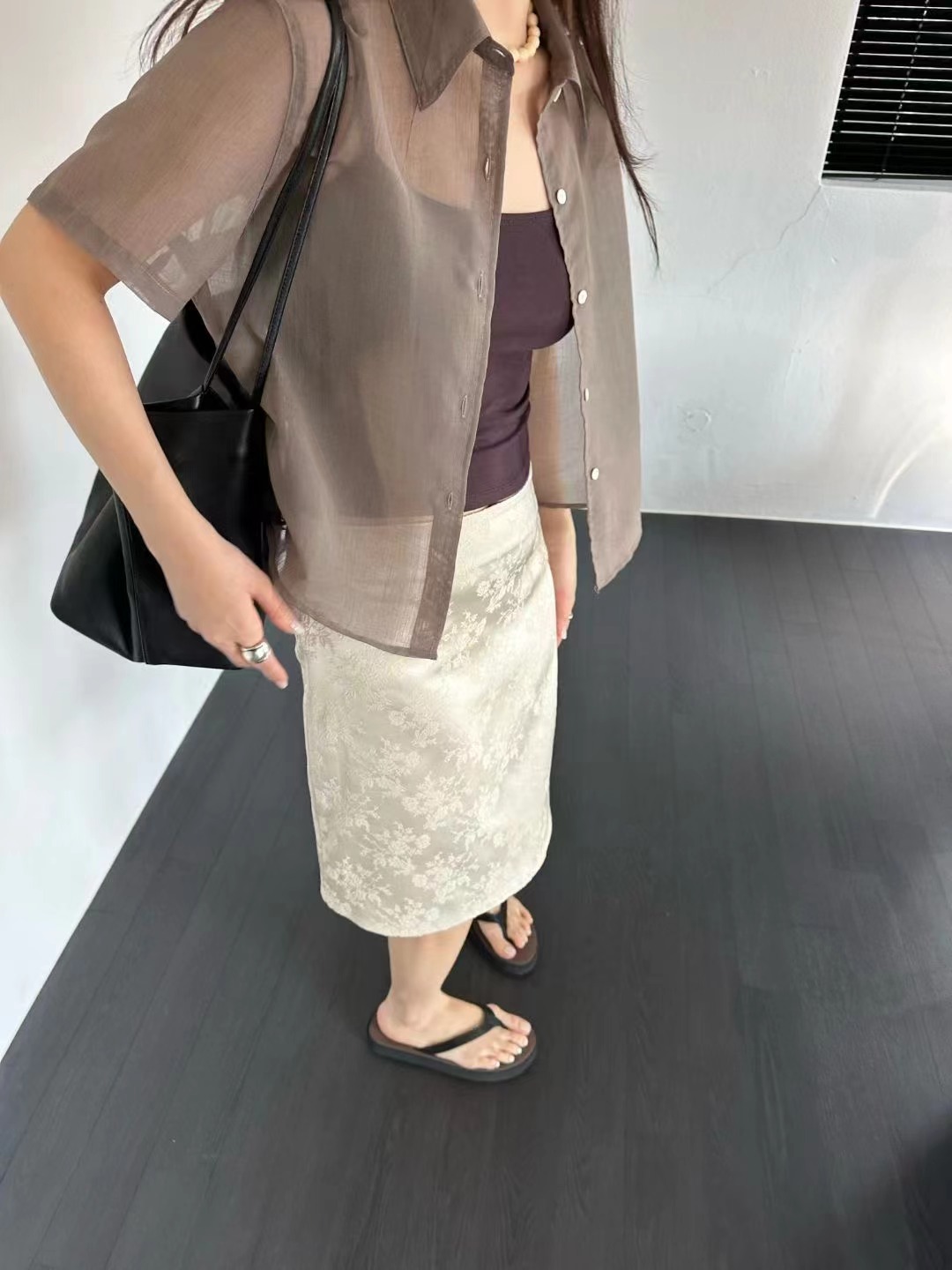 MURS韓國直郵女裝新品推薦休閑熱賣時尚襯衫蕾絲衫不含內搭MURS襯衫/蕾絲衫