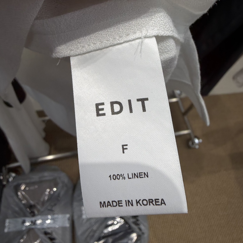 EDIT韓國東大門直郵女士新品休閑推薦時尚人氣襯衫蕾絲衫EDIT襯衫/蕾絲衫