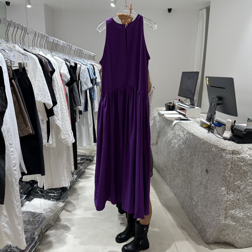 NEROLI 36韓國直郵女士新品人氣休閑熱賣時尚連衣裙OPS褶皺NEROLI 36連衣裙