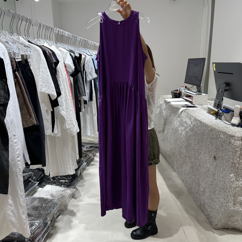 NEROLI 36韓國直郵女士新品人氣休閑熱賣時尚連衣裙OPS褶皺NEROLI 36連衣裙圖色1