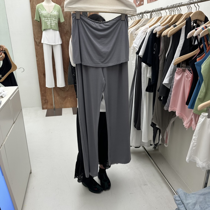 CHAV韓國直郵實拍女裝新品推薦26夏季休閑時尚熱賣人氣裙褲CHAV裙褲圖色2