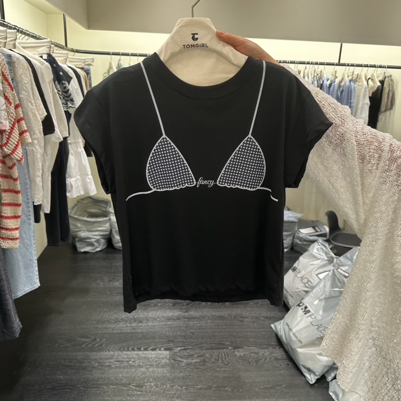 TOMGIRL韓國東大門代購女裝新品推薦人氣熱賣休閑時尚T恤TOMGIRLT恤圖色2