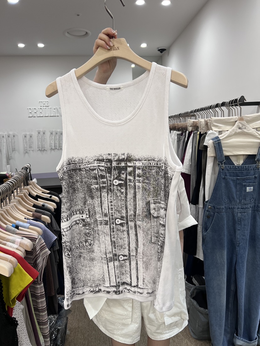 BRELLIN韓國直郵實拍女士新品推薦26夏季時尚休閑吊帶背心BRELLIN吊帶/背心圖色2