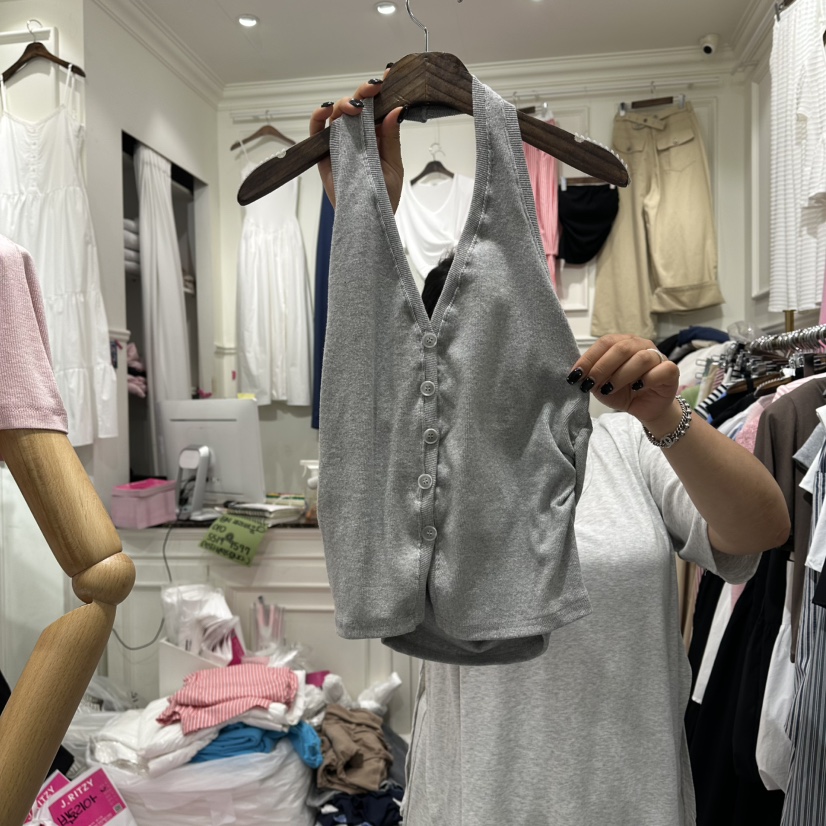J.RITZY韓國直郵女裝新品時尚26夏季休閑吊帶背心露背無袖J.RITZY吊帶/背心圖色3