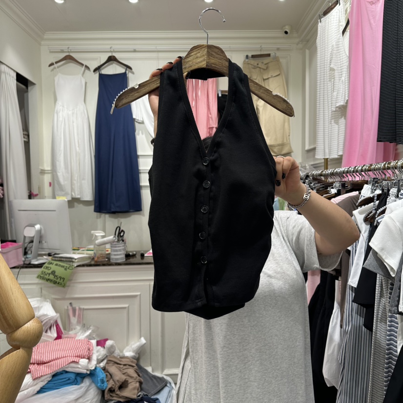 J.RITZY韓國直郵女裝新品時尚26夏季休閑吊帶背心露背無袖J.RITZY吊帶/背心圖色4