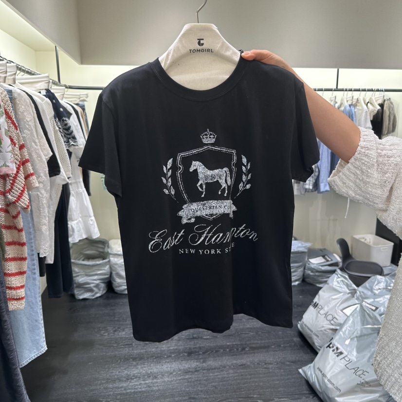 TOMGIRL東大門實拍韓國女士新品人氣時尚推薦熱賣26夏季T恤TOMGIRLT恤圖色3